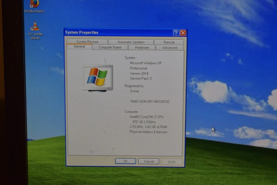 Dell Optiplex 980 SFF Quad Core i7-870 4GB RAM 500GB HDD Windows XP Pro 32-bit Foto 3 de 4