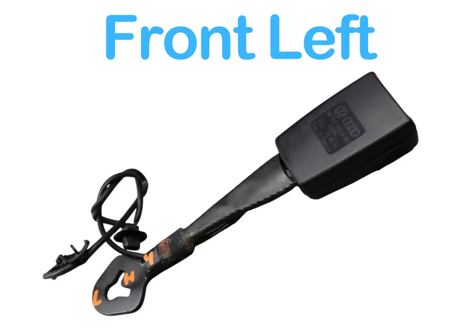 Cinturón de seguridad delantero izquierdo 11-18 Audi A8 Quattro hebilla 4H0857755 OEM Foto 3 de 4