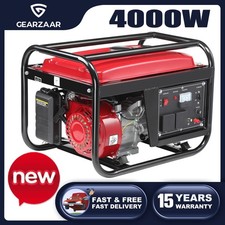 4000W Inverter Generator Portable Open Frame Emergency Home Backup Camping RV