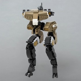 The Mecha War Machine Unmanned Autonomous Combat Vehicle 519pcs