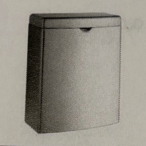 Bobrick B-270 Sanitary Napkin Disposal & Garbage Receptacle B-270 MPN. 3 in box