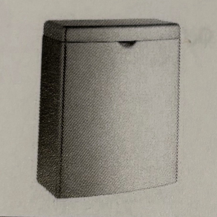 Bobrick B-270 Sanitary Napkin Disposal & Garbage Receptacle B-270 MPN. 3 in box