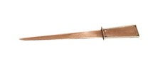 Vintage Antique Art Deco Decor Brass Bronze Gold Letter Opener Desk Paper Knife