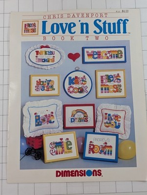 Dimensions Chris Davenport Love 'N Stuff Cross Stitch Pattern