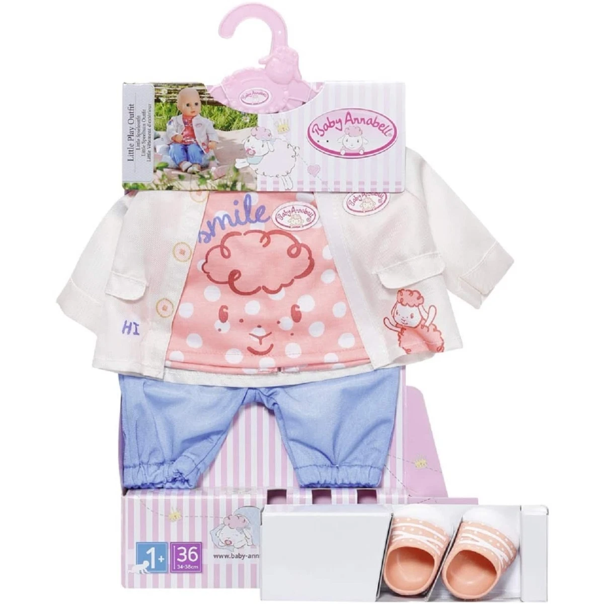 Zapf Creation 704127 Accesorio Baby Annabell: Conjunto Little Play, 36 cm
