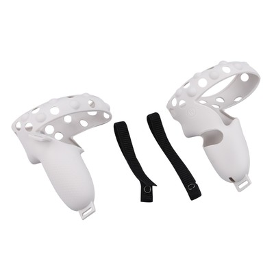 Nylon+ Silicone Handle Grip Cover Protect Sleeve Strap For Oculus Quest 2 VR