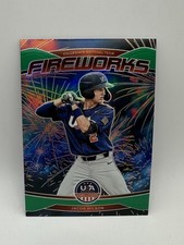 JACOB WILSON - 2026 Panini Prizm Stars and Stripes- Fireworks GREEN Prizm #8