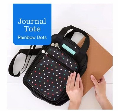 Creative Memories RAINBOW DOT JOURNAL TOTE EXCLUSIVE PROMO