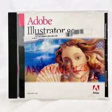 2000 Adobe Illustrator 9.0 Apple Mac Macintosh with Serial Number Education Ver