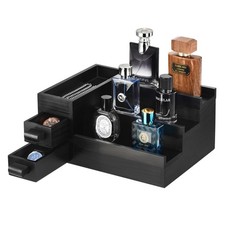 Perfume Stand Organizer for Men, 3 Tier Perfume Display Shelf with Velvet Lin...