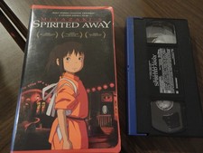 SPIRITED AWAY VHS MIYAZAKI  S DISNEY STUDIO GHIBLI ANIME 2001 RED CLAMSHELL NON-R