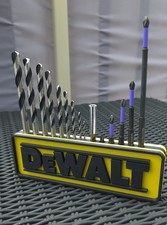 DEWALT Drill Bit, Driver Bit Holder – Wall or workbench mounted Tool Organiser