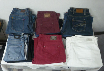 Restposten Wiederverkäufer 10x Damen MIX Jeans Hosen Markenhosen 1A Top Ware