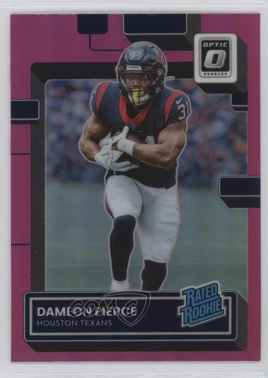2022 Panini Donruss Optic Rated Pink Prizm Dameon Pierce #240 Rookie RC 5w0