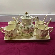 Floral Rose 11 pc  Tea Set