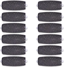 12 Extra Coarse Replacement Roller Refill Heads Compatible with Amope Pedi Refil