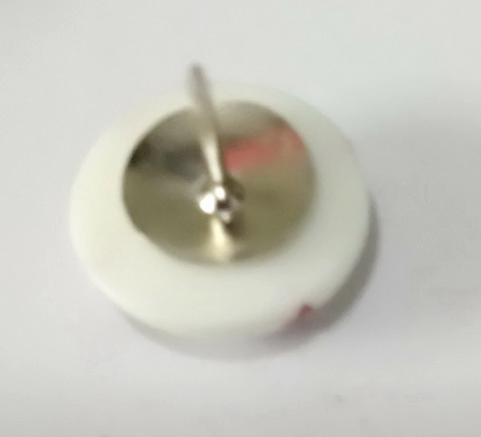 Santa Head Thumb Tacks - 15 Handmade Decorative Pins for Holiday Office Home - Image 3 of 3