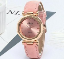 Orologio al quarzo da polso analogico. Orologi da donna ROSA donna ELEGANCE New