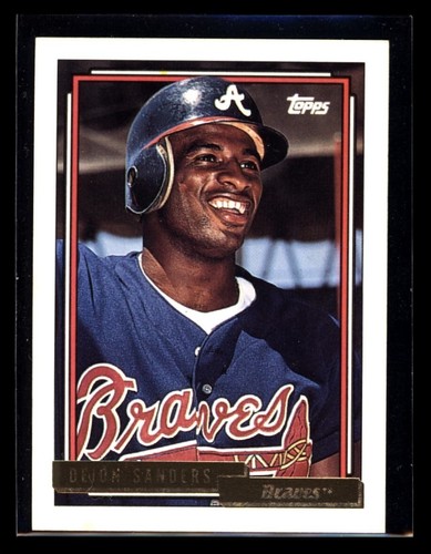 DEION SANDERS 1992 Topps Gold #645 C1