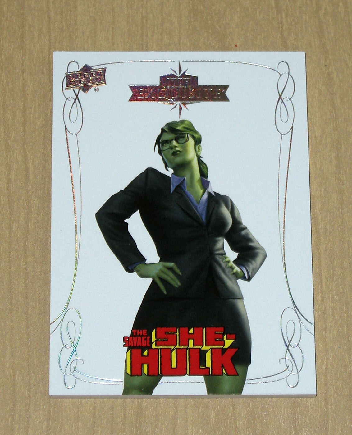 2016 Marvel GEMS Exquisite base parallel SHE-HULK #33 22/99