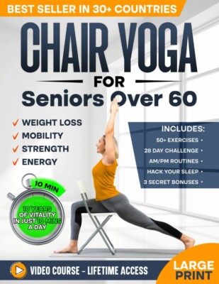 Over 60 Senior Chair Exercises With Music Chair Yoga For Seniors