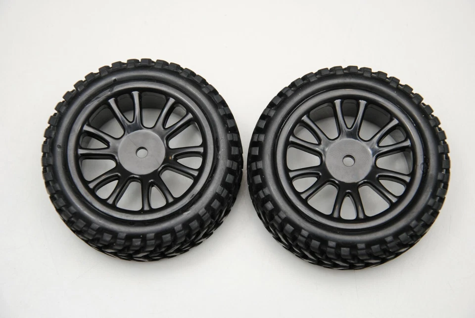 Ruote 1/16 Complete off-road Cerchio Nero Himoto Esagono Interno 12mm 19220BL - Immagine 2 di 4