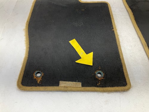 07-09 JAGUAR XK Front Left Driver & Right Passenger Floor Carpet Mat OEM - Foto 9 di 10