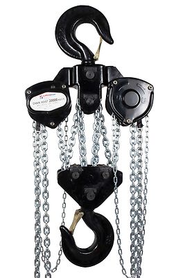 LiftinGear 20 Tonne x 4mtr Chain Block Tackle Manual Hand Lifting Pulley  Hoist UK