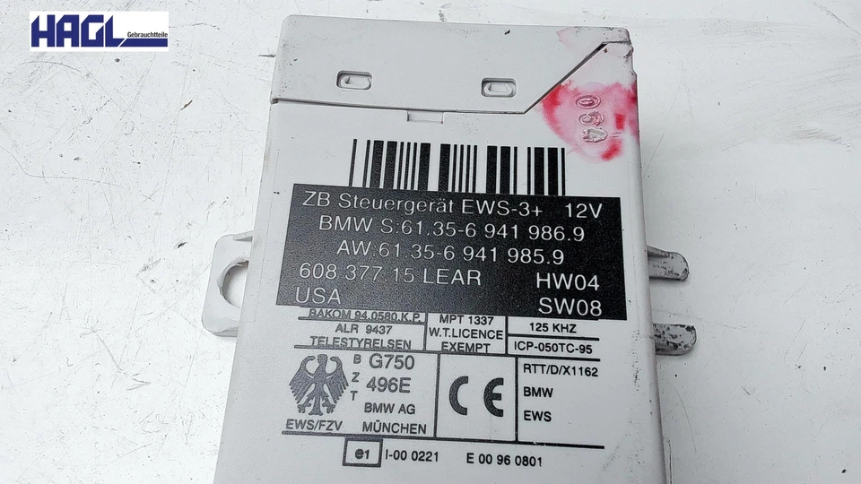 Centralina Antifurto 61356941986 BMW Z4 Roadster 2.5I E85 E86 Roadster - Immagine 2 di 4