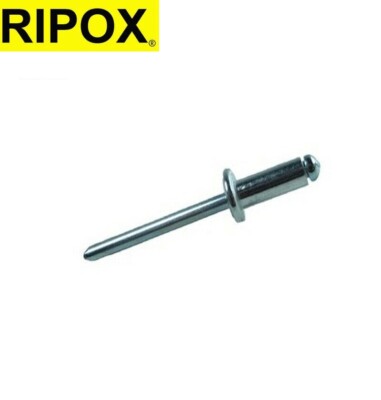 Blindnieten 5x8 Alu-Stahl DIN 7337 mit Flachkopf und Sollbruchdorn Form