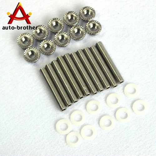 10 Pcs Extended Stud Studs Intake Manifold Bolt Kit B D H F b18 For Acura Honda - Picture 4 of 8