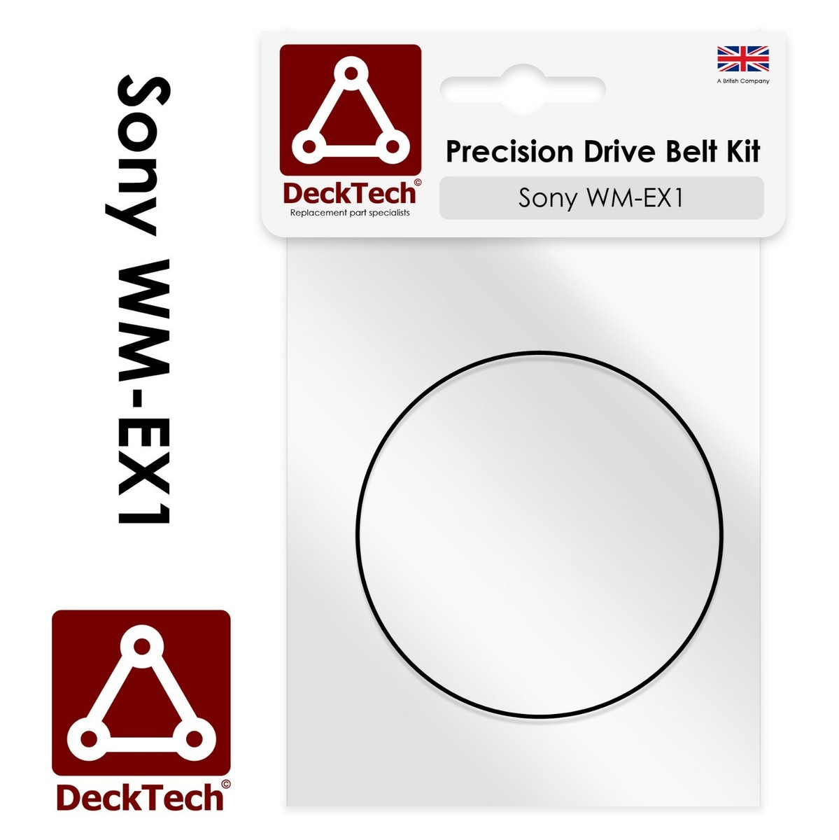 DeckTech™ Replacement Belt for Sony Walkman WM-EX1 WMEX1 Rubber