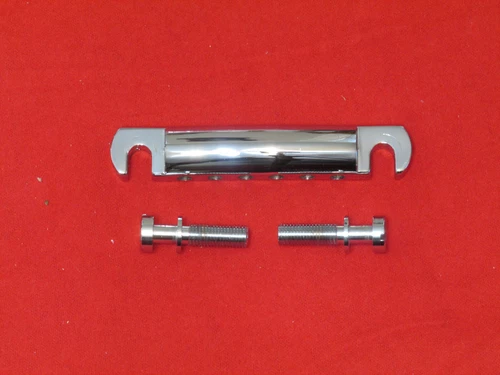 2004 Gibson Tune O Matic / ABR-1 Stop Bar Tailpiece  - Chrome