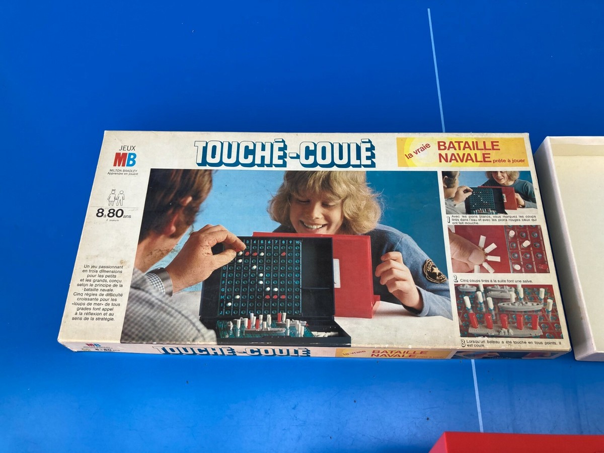 Jeu Bataille Navale Schmidt – Version Vintage Toucher Et Couler, Complet