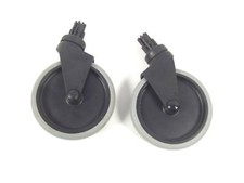2 Rubbermaid Quikleen Non-Marking 5" Replacement Mop Bucket Casters Wheels   