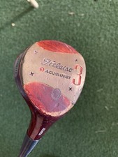 Vintage Titleist Acushnet Persimmon 3 Wood Regular Shaft 43  