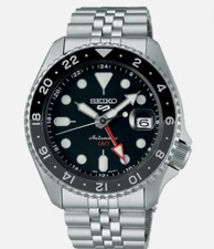 Seiko 5 Five Sports SSK001 SKX GMT Automatic Watch 100m Black Dial SSK001K1