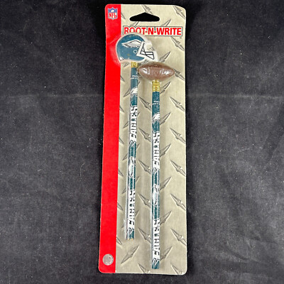 PHILADELPHIA EAGLES NFL ROOT-N-WRITE NOS SEALED WINCRAFT SPORTS PENCIL SET RARE