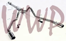3"-2.5" Dual Split Stainless CatBack Muffler Exhaust 15-20 Ford F150 5.0L 5.0 V8