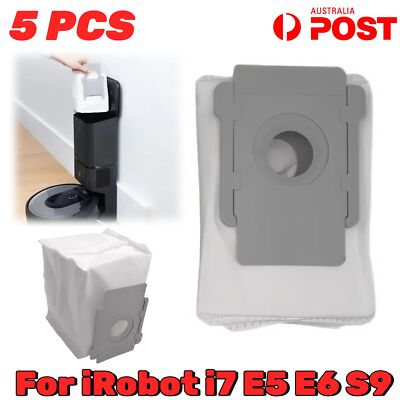 5PCS Dust Bag For iRobot Roomba i7 E5 E6 S9 Vacuum Cleaner Replacement Parts AU