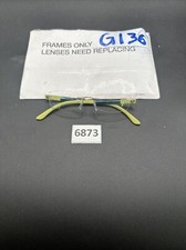 Silhouette Eyeglasses 6799 00 6050 7734 Green Blue Rimless Austria