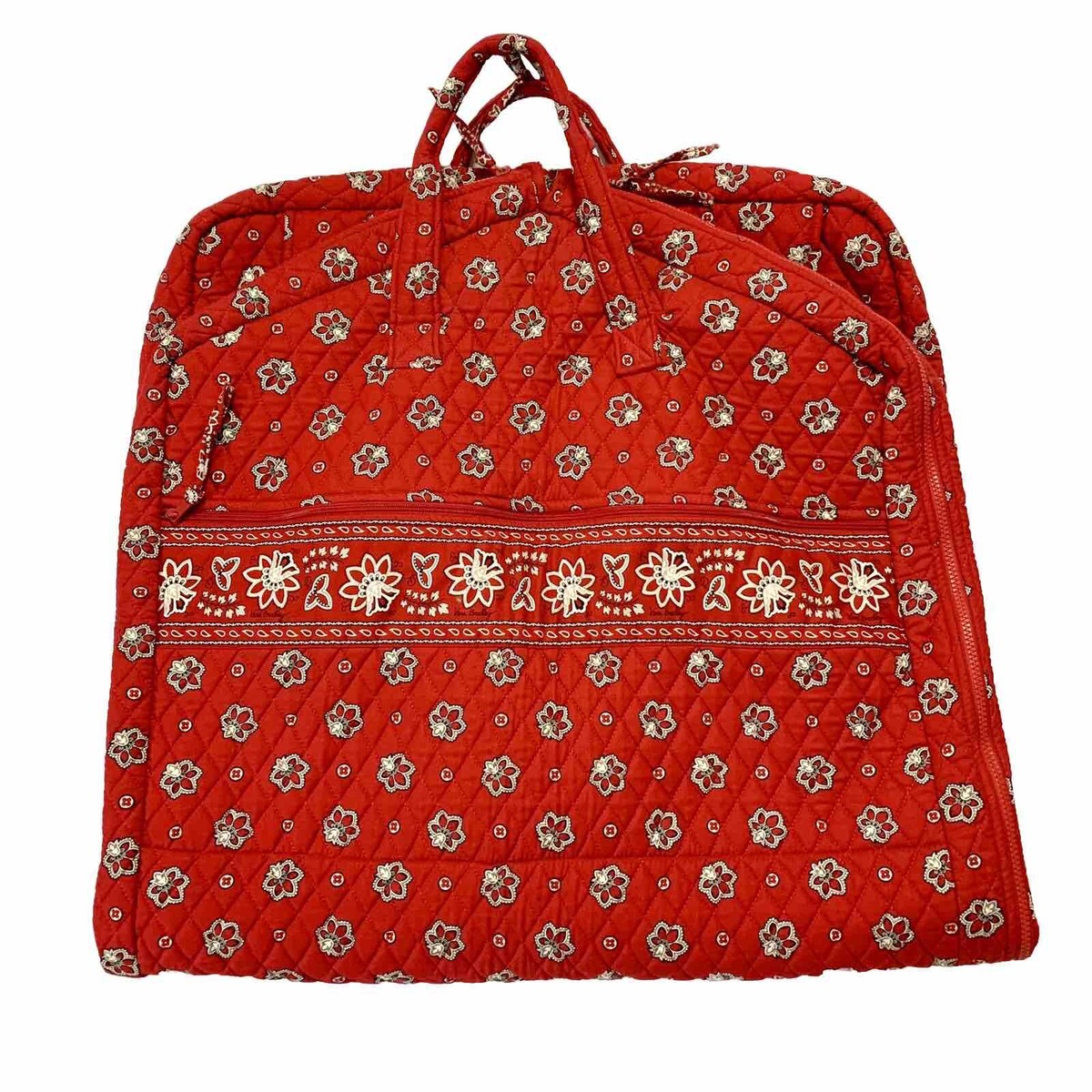Vera Bradley Foldable Large Garment Dress Hanging Bag Quilted 
