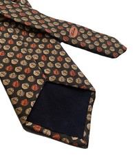 BORBONESE CRAVATTA UOMO MAN TIE VINTAGE JHD2985