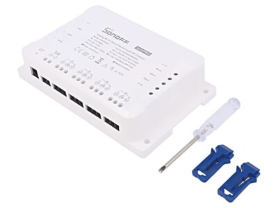 4CHPROR3 Control 4-Channel 100-240VAC 9-23VDC -10-40°C 433.92MHz 40A SONOFF