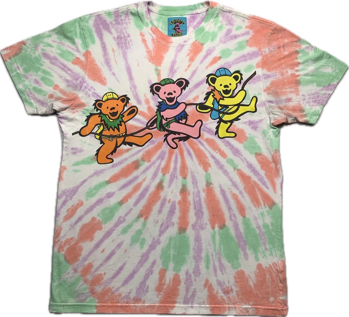 T-shirt Tie Dye Chinatown Market X Grateful Dead Taille M - Multicolore, Années 70, Neuf Avec étiquettes