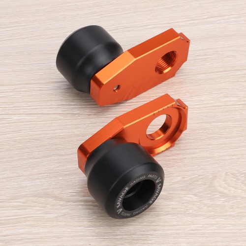 Chain Tensioner Adjuster Rear Axle Spindle Sliders Crash Protector For Husqvarna - Picture 5 of 14