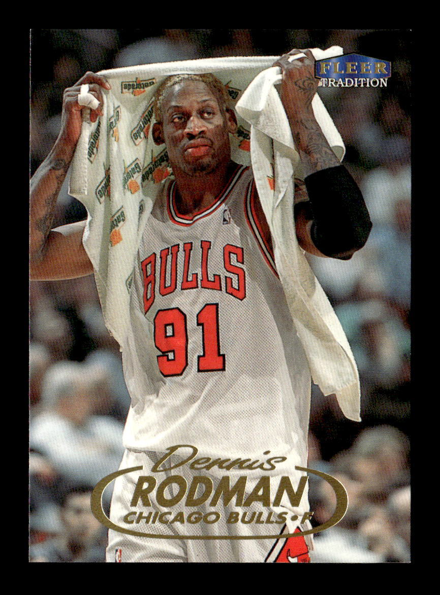 〜CHICAGO BULLS RODMAN 91〜 1998 Fleer Tradition #91 Dennis Rodman Chicago Bulls NBA