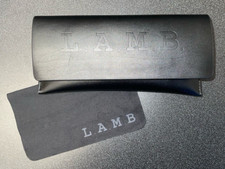 L.A.M.B Black Magnetic Closure Eyeglass/Sunglasses Case with Original Dust Cloth