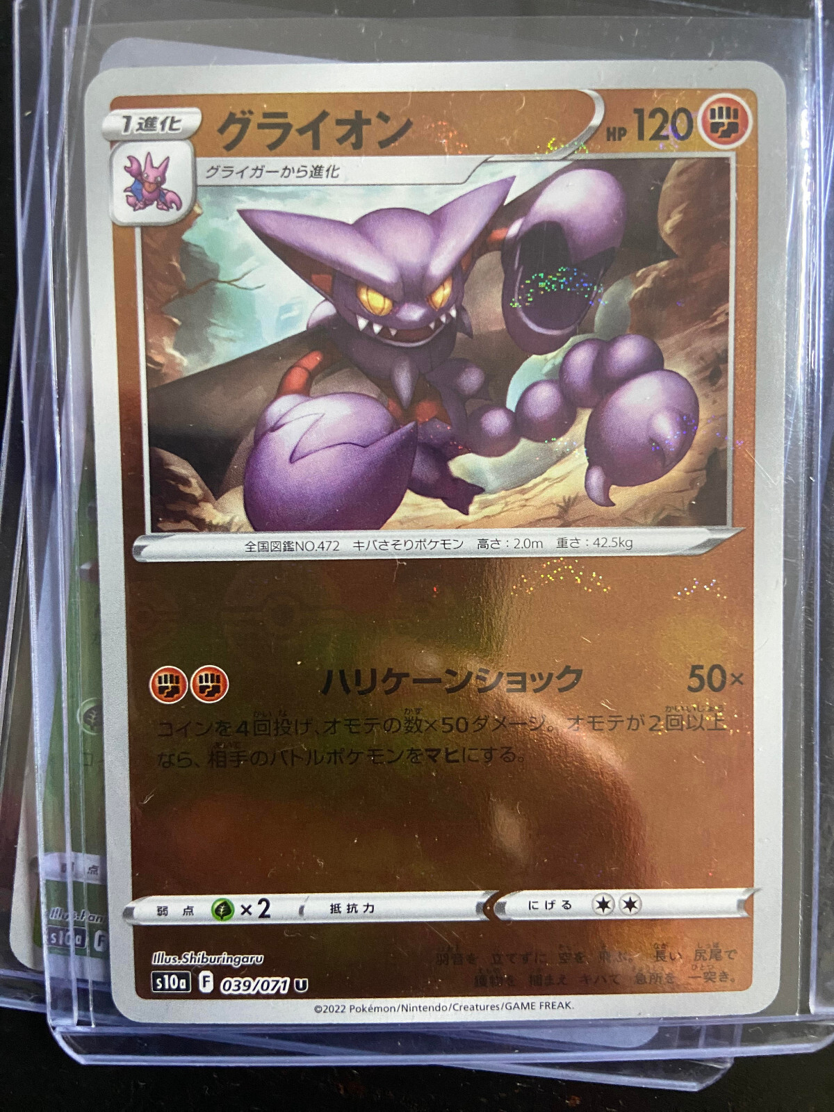 Gliscor 039/071 Pokemon Dark Phantasma Reverse Holo Japanese C1