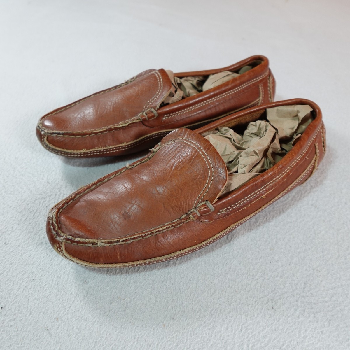 Duluth Trading Co Men\'s Leather & Wool Low Cut Slippers Size 13 Brown NEW Men main image 2